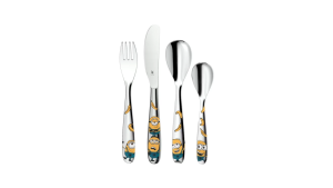 WMF Kids 3+ Illumination Minions Cartoon Cutlery Set (4pcs) [Model: 1286076040] - Cutlery