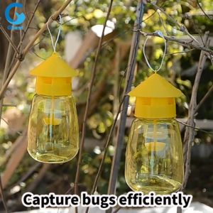 Gbest Wasp Trap bottle Fruit Fly attractant Flies Insect flying bees bait fruitfly drosophila Bug Hanging glue Honey-Trap No-Poison Hanging Tree  Bee Trapper  perangkap lebah lalat buah batang paip tong racun 果蝇药 捕蜂器