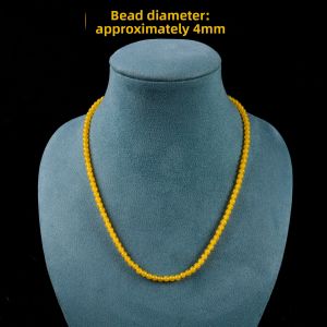 LINGFEI | Natural Yellow Agate Necklace
