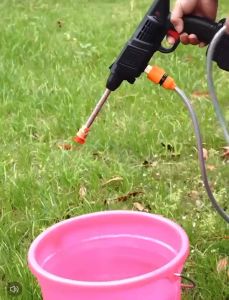 ปืนฉีดน้ำแรงดันสูง ไรสาย 36000mAh มีแบต2ก้อน แรงดันน้ำแรง เครื่องฉีดน้ำแรงดันสูงไร้สาย ล้างรถ รดน้ำดอกไม้ ล้างพื้น ล้างหน้าต่าง ชลประทานการเกษตร ฟรีกล่องเครื่องมือ