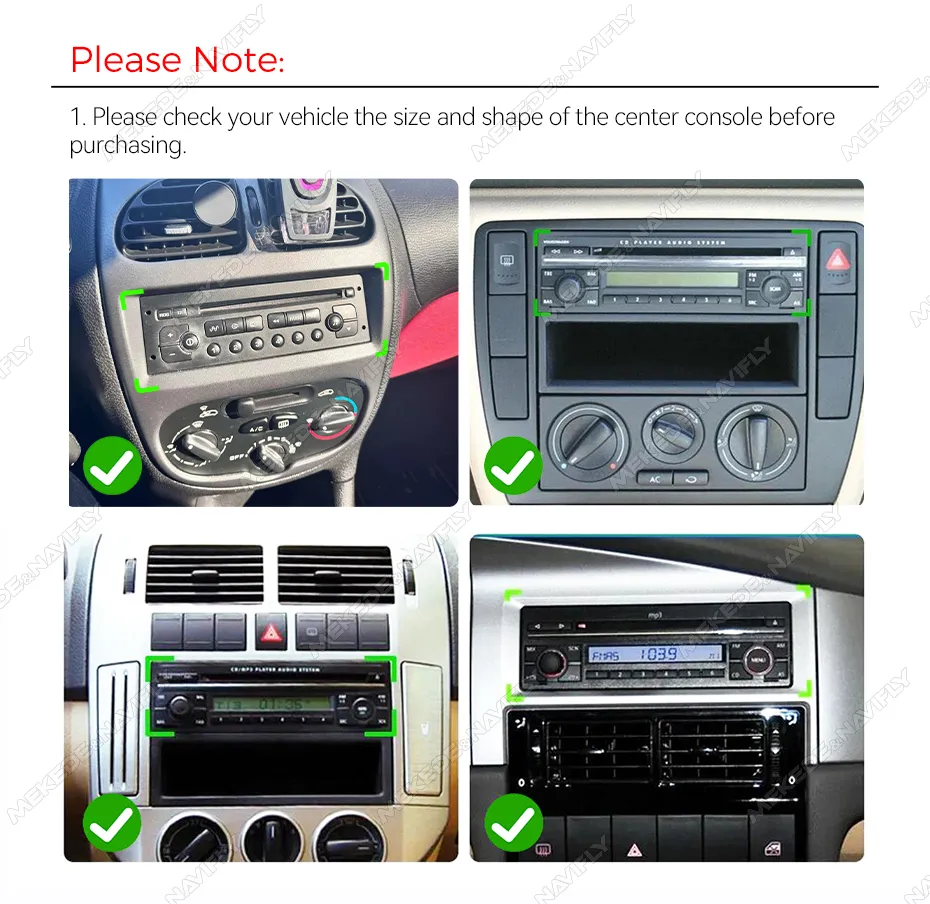 MEKEDE 6.86 Inch 1Din Carplay Android Auto Car Radio Multimedia