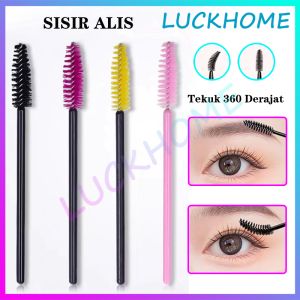 50PCS Mascara Wand Applicator Disposable Mascara Wand Eyeliner Wand Brush Eyelash Extention Bulu Mata Spoolers