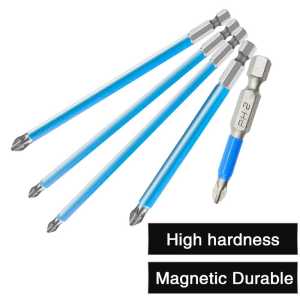 5 PCS MATA BOR OBENG ANTI SLIP PH2 KEPALA OBENG MAGNETIC 50 70 90 127 150 MM