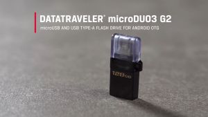 Kingston DataTraveler microDuo OTG USB 3.1 Flash Drive G2 (32GB / 64GB / 128GB)