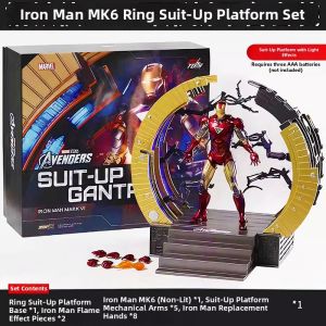 LUOYIMAN | Hulkbuster Armor MK44 Movable and Glowing Action Figure