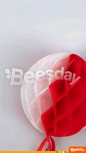 Dekorasi Lampion Kertas 17an Merah Putih Bulat Bintang Hati | Hiasan Kemerdekaan RI Indoor