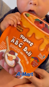 AGA AE Yogurt Ball Rice Poppop - Fruit Flavored Snack - Assorted Varieties
