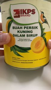 Buah Persik Kaleng 425g & 820g / Yellow Peach In Halves \"IKPS Brand\"