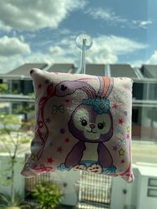 Ready Stock Soft Square Cartoon Pillow gift Or Collection Sharp Colour Design 18cm