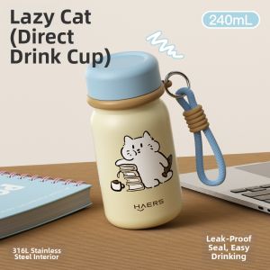 Haers | Portable Stylish Stainless Steel Mini Insulated Tumbler for Women