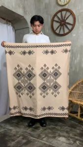 Outfit Lebaran Sarung Batik Goyor Pria Dewasa Kain Rayon Tebal Motif Pagar Alam Best Seller