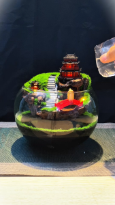 Thác Nước Phong Thủy Tiểu Cảnh Thiên An Cốc Tiểu Cảnh Decor Trang Trí Quà Tặng Ý Nghĩa Tĩnh Tâm.