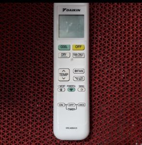 Remot Control AC DAIKIN ARC480A35 POWER FULL SWING FAN Original