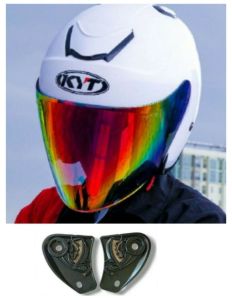 Visor Iridium Kyoto INK Dinamic  PNP denggan Rachet (dudukan) Rachet KYT Kyoto Oriannya