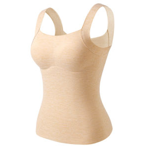 AIMO | Warm Womens Padded Vest with Built-in Bra