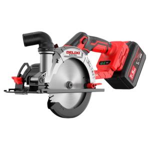 DELIXI | Cordless Brushless Circular Saw for Wood and Stone Cutting Handheld