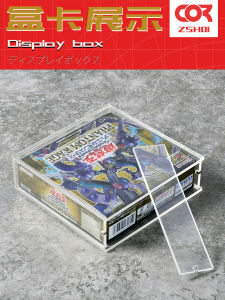Original Japanese Version Acrylic Dust Cover Display Box for Yu-Gi-Oh Cards Pokemon Collectible Card Game Protection Case