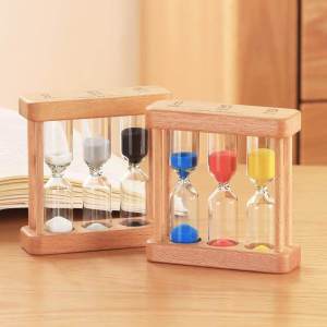 Creative Timekeeping Sand Timer Set for Childrens Toothbrushing 1/3/5 Minutes