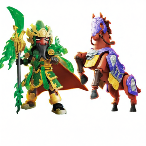 xinlexin | Hero Infinity Three Kingdoms Zhang Fei Zhao Yun Small Part Assembly Bricks