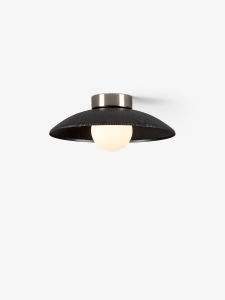 XIAOSHIGUANG | Retro Minimalist Black Wood Grain Ceiling Light