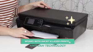 40 Tờ Giấy Dán Vinyl Trắng Mờ A4 Chống Thấm Nước Nhanh Khô Dùng Cho Máy In Phun & Máy In Laser 8.3 X 11.7 Inch Có Thể In Được