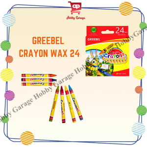 Wax Crayon Oil Pastels Greebel 24 warna krayon Anak 24w