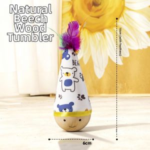 HELLOLEIBOO | Entertaining Feather Wand Cat Toy With Bell