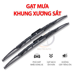 Gạt mưa ô tô khung xương sắt chính hãng VTS thanh lưỡi gạt kính nước mưa ôtô xe hơi cao cấp