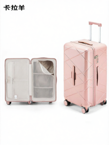 Caran·Y | Diamond Pattern Durable Suitcase 20 inch