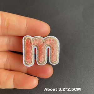 26 LettersA~Z Cartoon Cute Coloured English Alphabet Letter Fabric Embroidery Applique Iron on Patches For Cothing KidsShirt