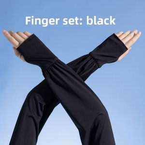 MiiOW | Ice Silk Sleeve Covers Loose Fit Summer Fashionable Catman UV Protection Light Weight Cycling Riding Adjustable Style For Couples