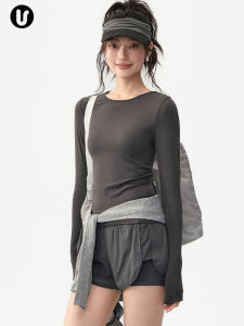 Quick-Dry Running Training T-Shirt Women Long Sleeve Fitness Suit