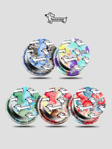 Tastecase Magnetic Phone Stand Durable PC TPU Material Compatible with Apple iPhone 15 pro Max Cute Cartoon Sausage Dog Design Universal Holder