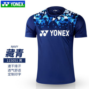 Genuine Goods Yonex Yonex Badminton Clothing Mens and Womens Short-Sleeved T-shirt Quick-Drying Tops 115138 Racing Suit YY