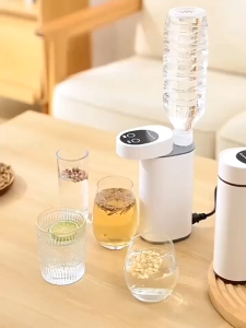 Smart Water Dispenser Portable 2 Water Pumping Methods Travel Kettle for Home、Office with UK Plug