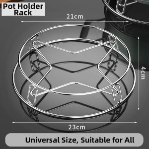 B&W | Heat-Resistant Multi-Purpose Kitchen Pot Rack