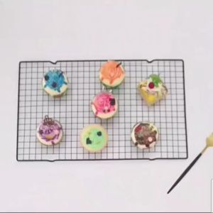 Cooling Rack Tatakan Kue Cake Single Rak Pendingin Biscuit Drying Net Kue Baking Gadget Dapur Anti Lengket