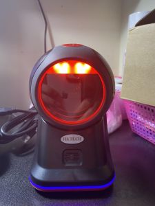 Máy quét mã vạch đa tia để bàn quét mã 1D + 2D HKTECH HK6080