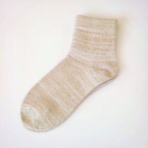 Womens Retro Cotton Thick Type Bright Silk Socks