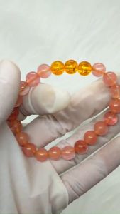 Vòng tay 12 con giáp tam hợp dần ngọ tuất - chất liệu đá mã não đỏ tự nhiên - size 8 10ly cho nữ mệnh hỏa mệnh thổ - có khai quang điểm nhãn may mắn tài lộc - PHONG THỦY ANH VŨ