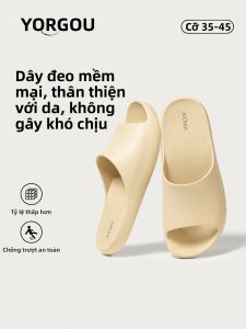 YUANGANG | Dép Đi Trong Nhà Đế Mỏng Thoáng Khí Không Cào Xước Chống Trượt