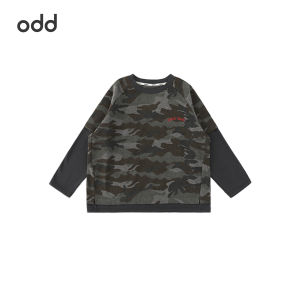 Boys Fake Two-Piece Camo Long Sleeve T-Shirt