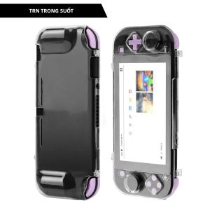 Vỏ Bảo Vệ Trong Suốt Có Nhũ Lấp Lánh Cho Switch Lite Vỏ Bảo Vệ Trong Suốt Bằng Nhựa PC Siêu Nhẹ Cho Nintendo Switch Lite