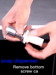 Stainless Steel Kitchen Sink Liquid Soap Dispenser with Extension 1Meter Tube