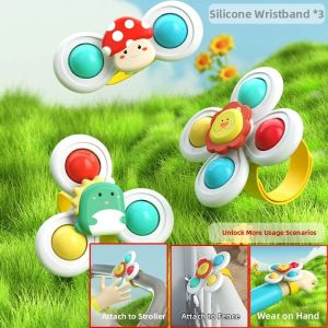 XIONGBUFAN | Windmill Teething Rotating Toy for Baby High Chair