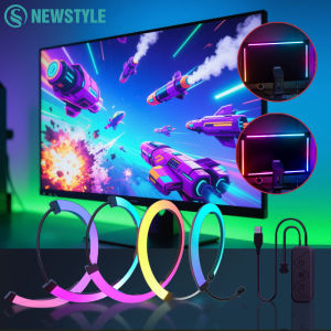 Gaming RGB Sync Light Strip Computer Monitor Backlight DIY LED Strip Light  PC Display Music Sync APP Control Gaming Room Decor
