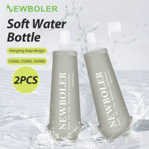 NEWBOLER 150/250/500ml Outdoor Collapsible Silicone Bite Size Water Bottle Running Camping Hiking Travel Convenient Water Bottle