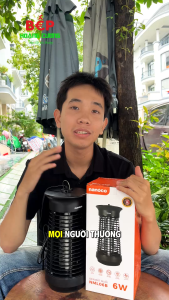 Đèn bắt muỗi Nanoco model NML06B Công suất 6W nhựa ABS cao cấp Thu hút muỗi bằng đèn UV - CHB