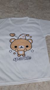 SUMMER88 Kaos Anak Perempuan Lengan Pendek Size 1-10 Tahun Warna Putih Motif Karakter Bahan Spandek Soft Lembut