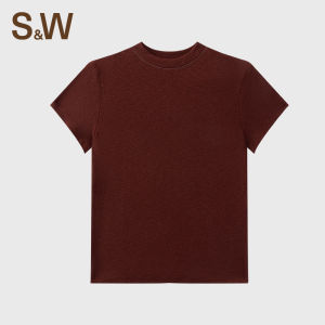 S&W | Áo Thun Tay Ngắn Phong Cách Casual Slim Fit